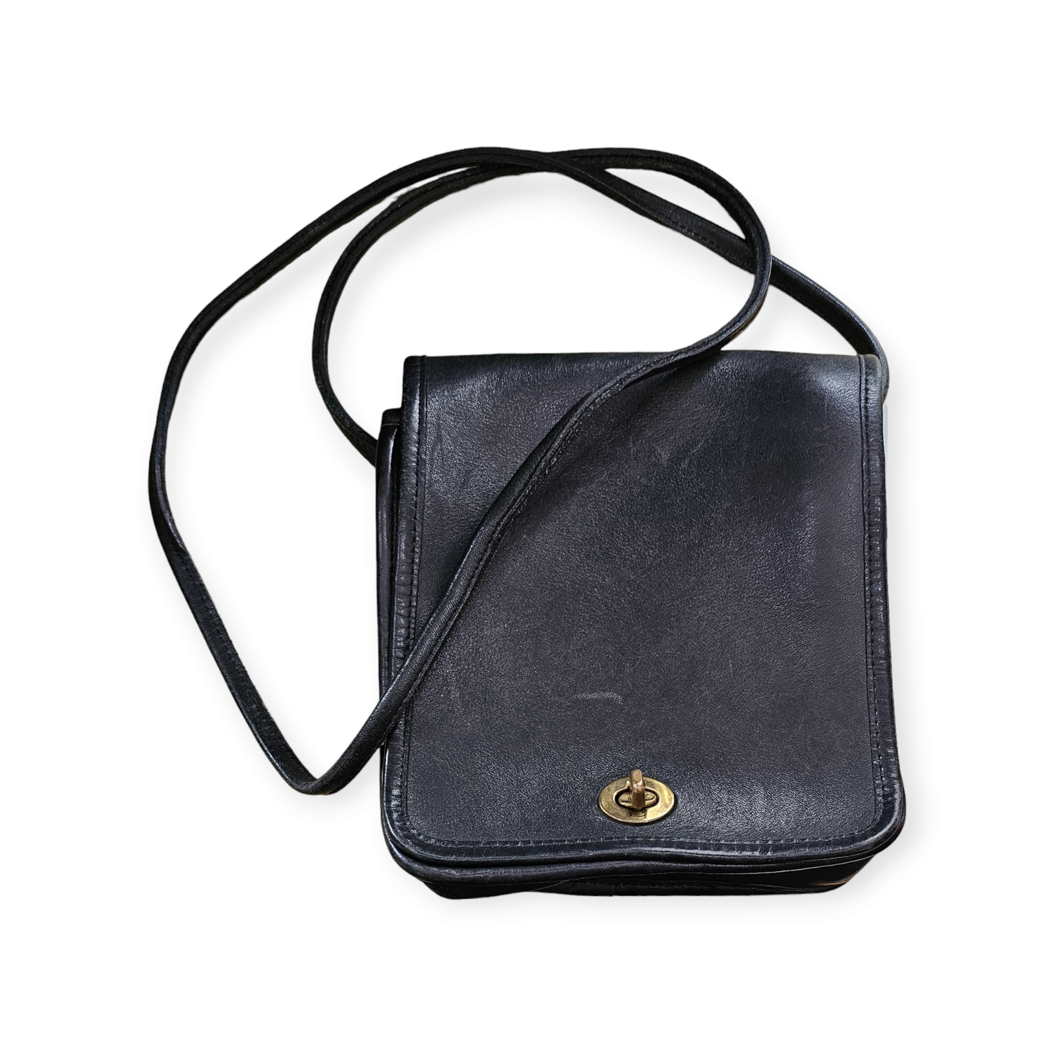 Vintage COACH Turn Lock Flap Bag Store Save Rave Consignment Shop