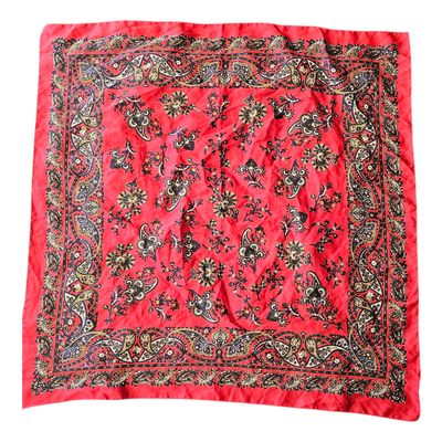 Vintage Cingzia Fioni for The Rack Scarf Red