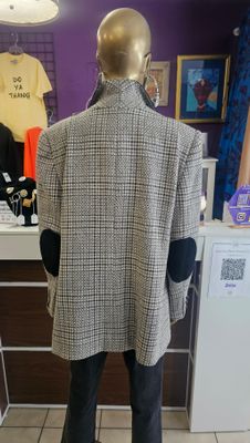 Vintage  Plaid Equestrian Blazer