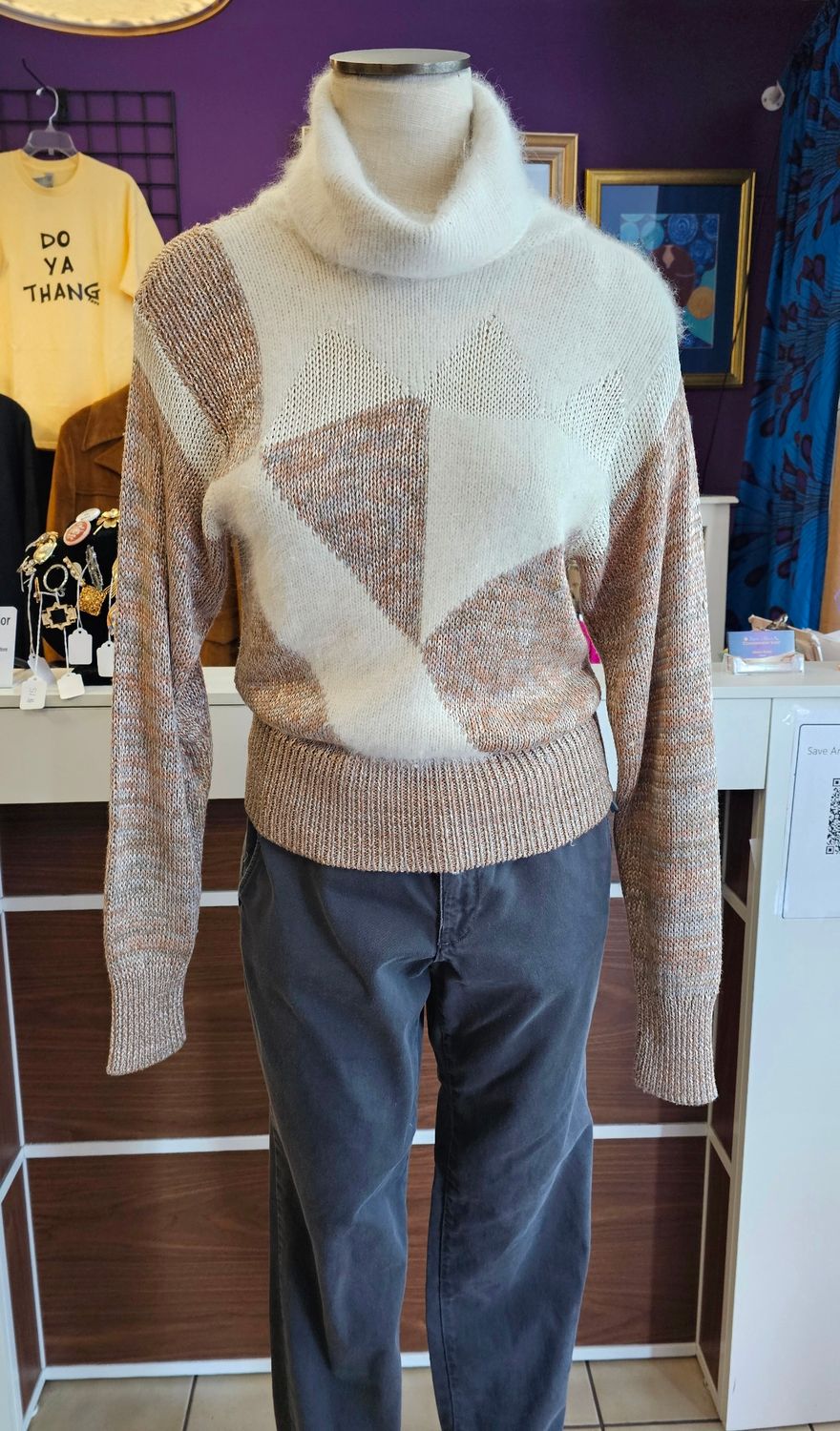 Vintage Turtle Neck Sweater