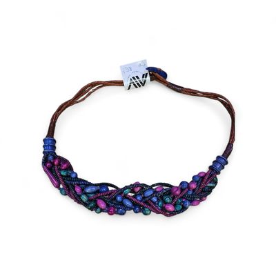 Vintage Multi Color Beaded Belt