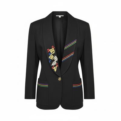 Vintage Graver G  Studio Theater Mask Blazer