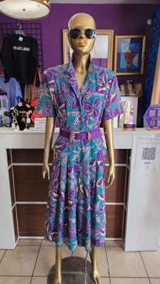 Vintage Floral Gaucho Jumper