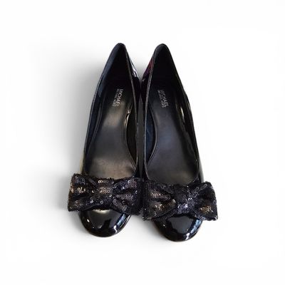 NWOB Michael Kors Sparkle Bow Patent Pumps