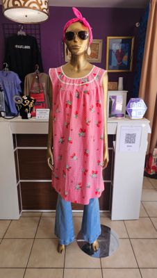 Vintage Smock / Apron Dress