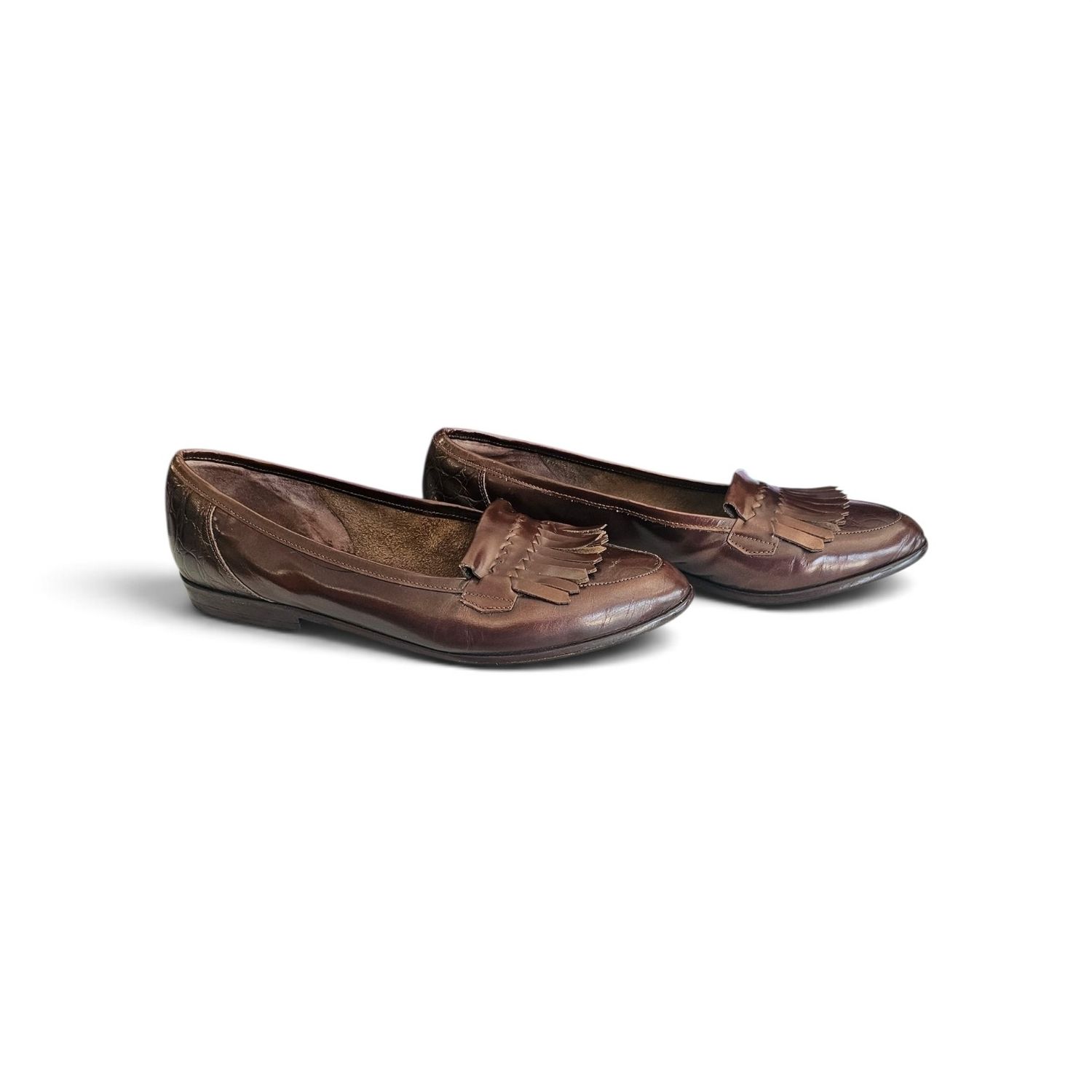 Vintage 90's NICKELS  Kiltie Fringe Loafer