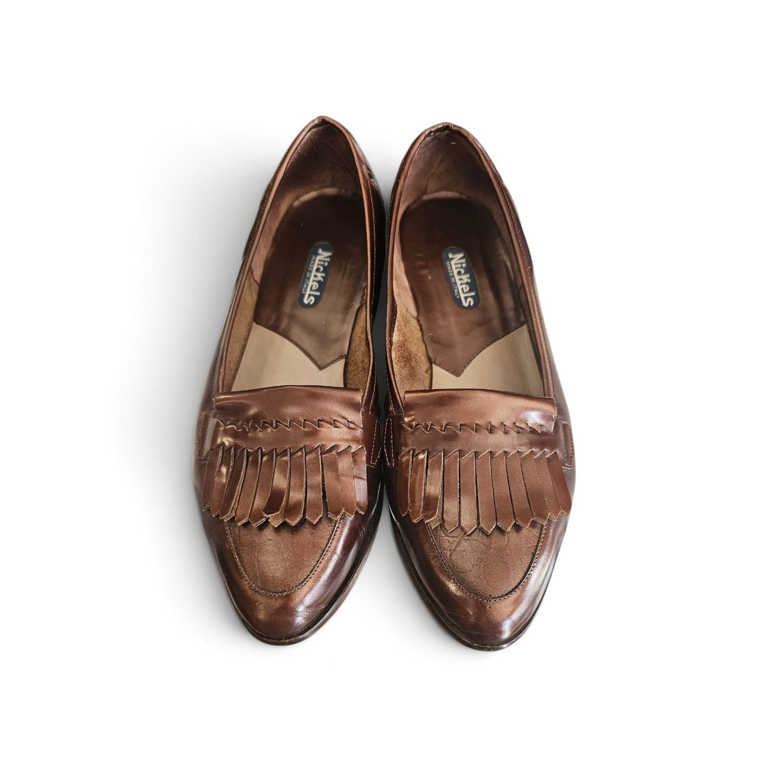 Vintage  Nickels Kiltie Fringe Loafers