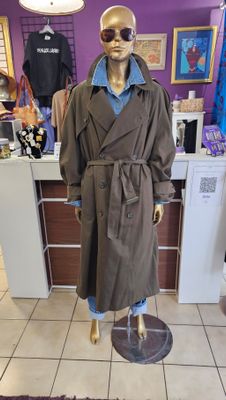 Vintage  Army Green London Fog Trench Coat