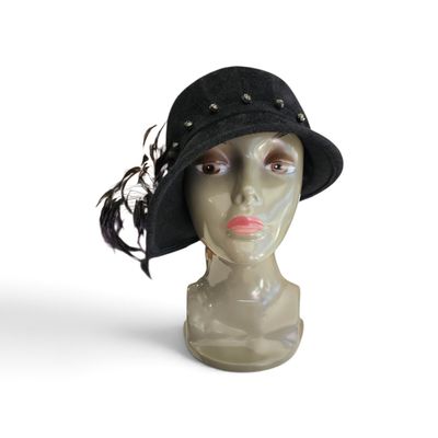 Vintage Daisy B Thompson Flapper Bucket Hat