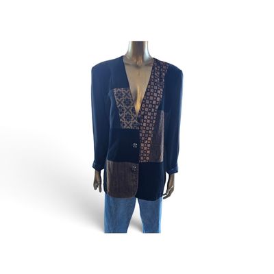 Vintage Mixed Media Blazer
