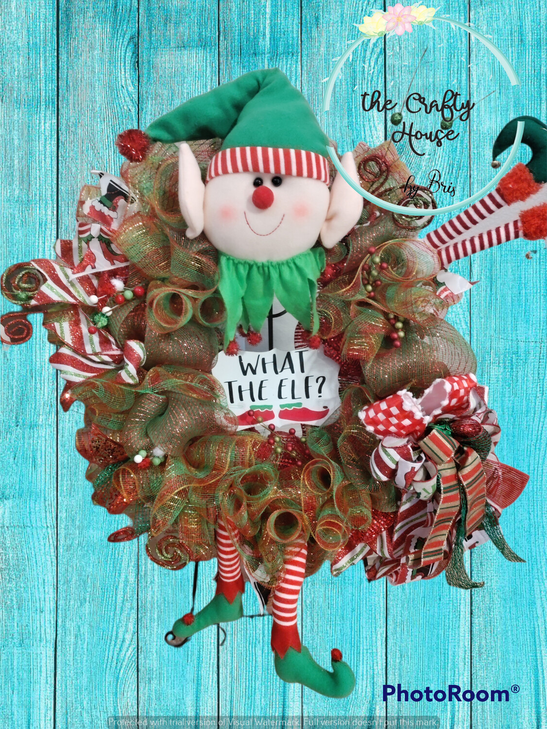 What the Elf Christmas Wreath