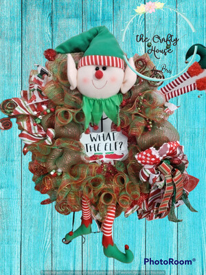 What the Elf Christmas Wreath