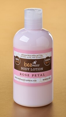 Body Lotion Rose Petal (8 oz)