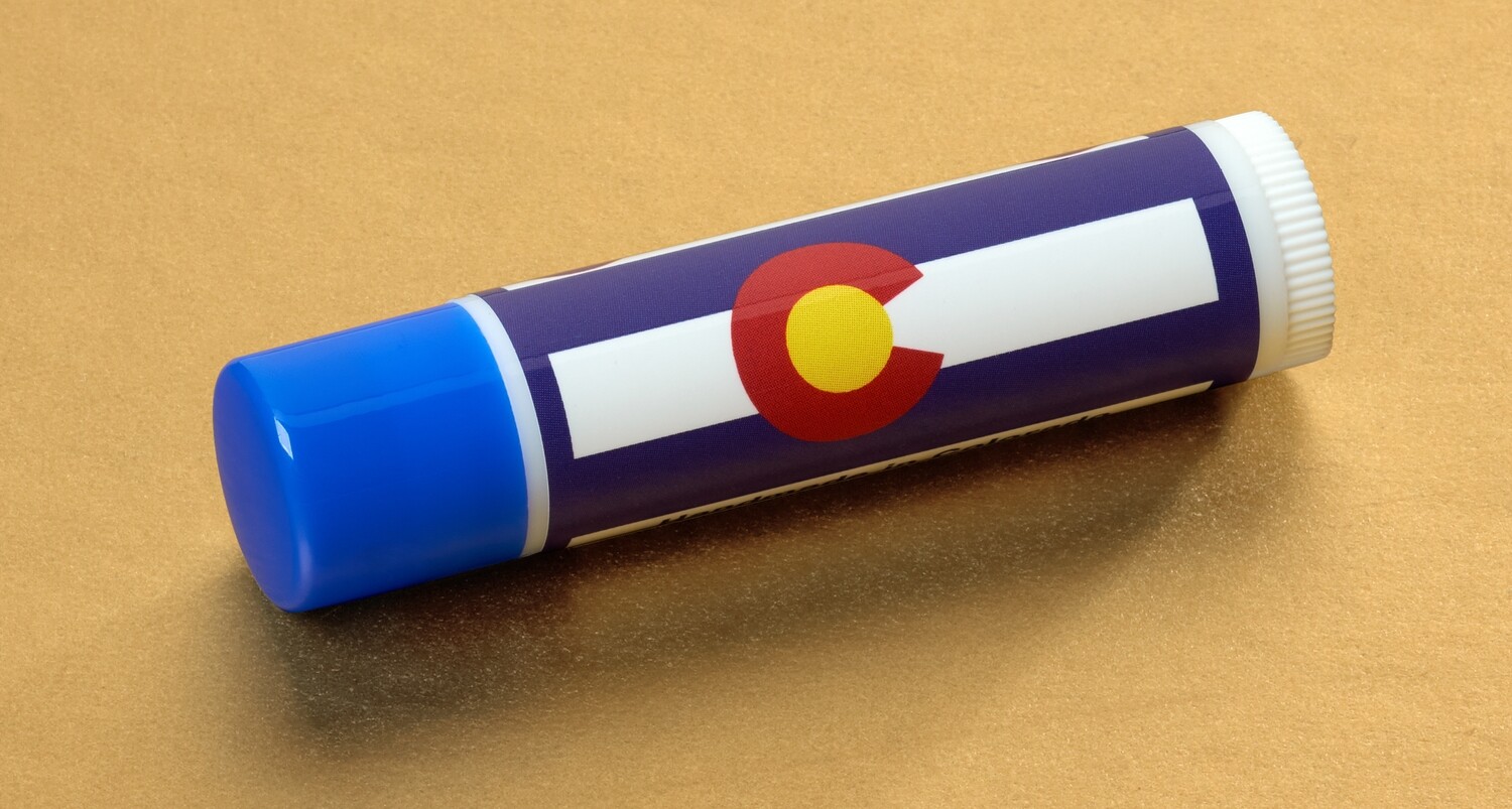 Lip Balm Colorado Flag (peppermint with SPF 15)