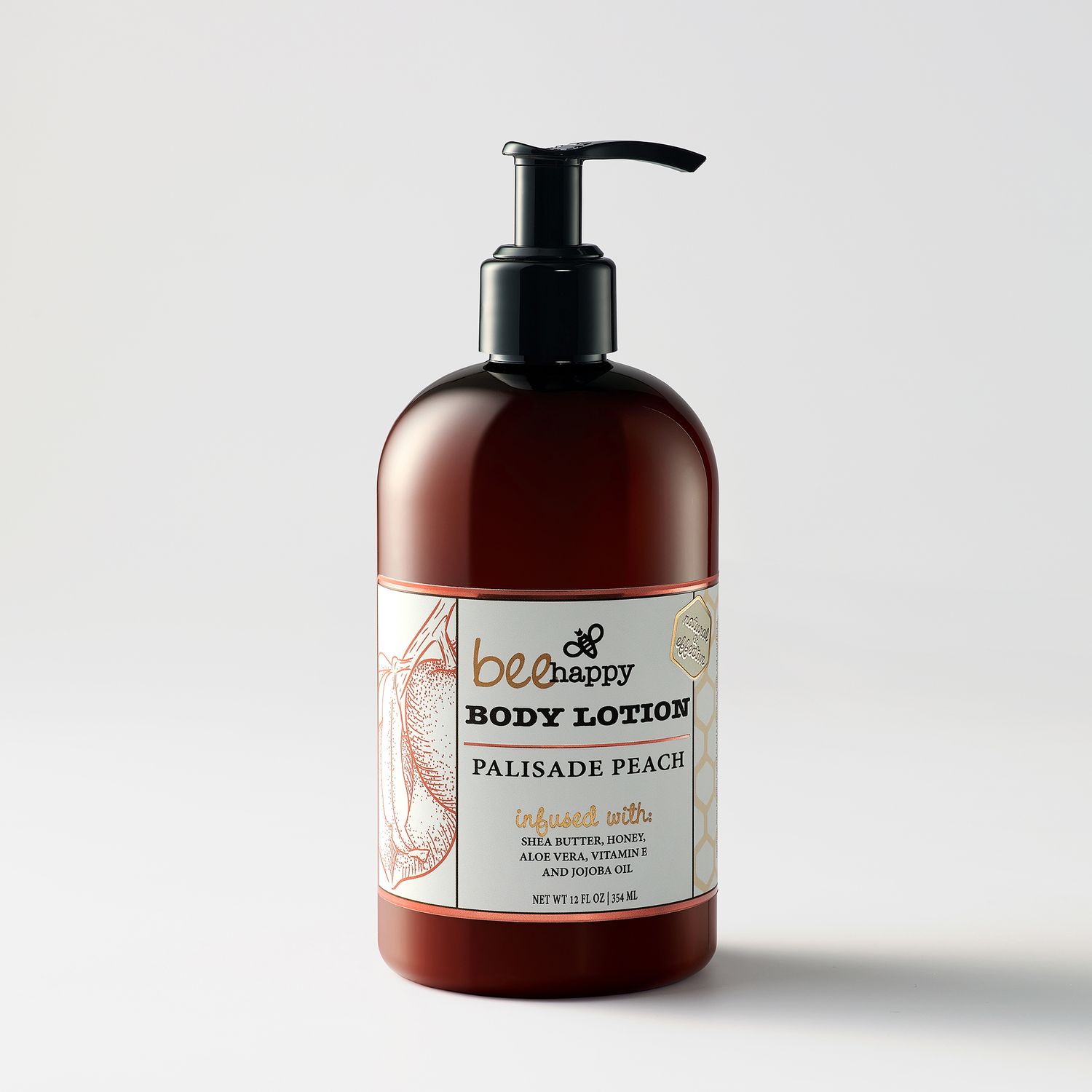 Bee Happy Body Lotion "Palisade Peach" (12 oz) Bee Happy Body Lotion "Palisade Peach" (12 oz)