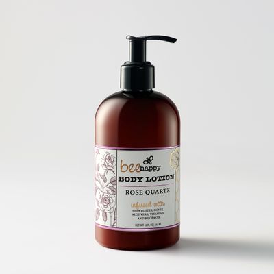 Bee Happy Body Lotion "Rose Quartz" (12 oz) Bee Happy Body Lotion "Rose Quartz" (12 oz)