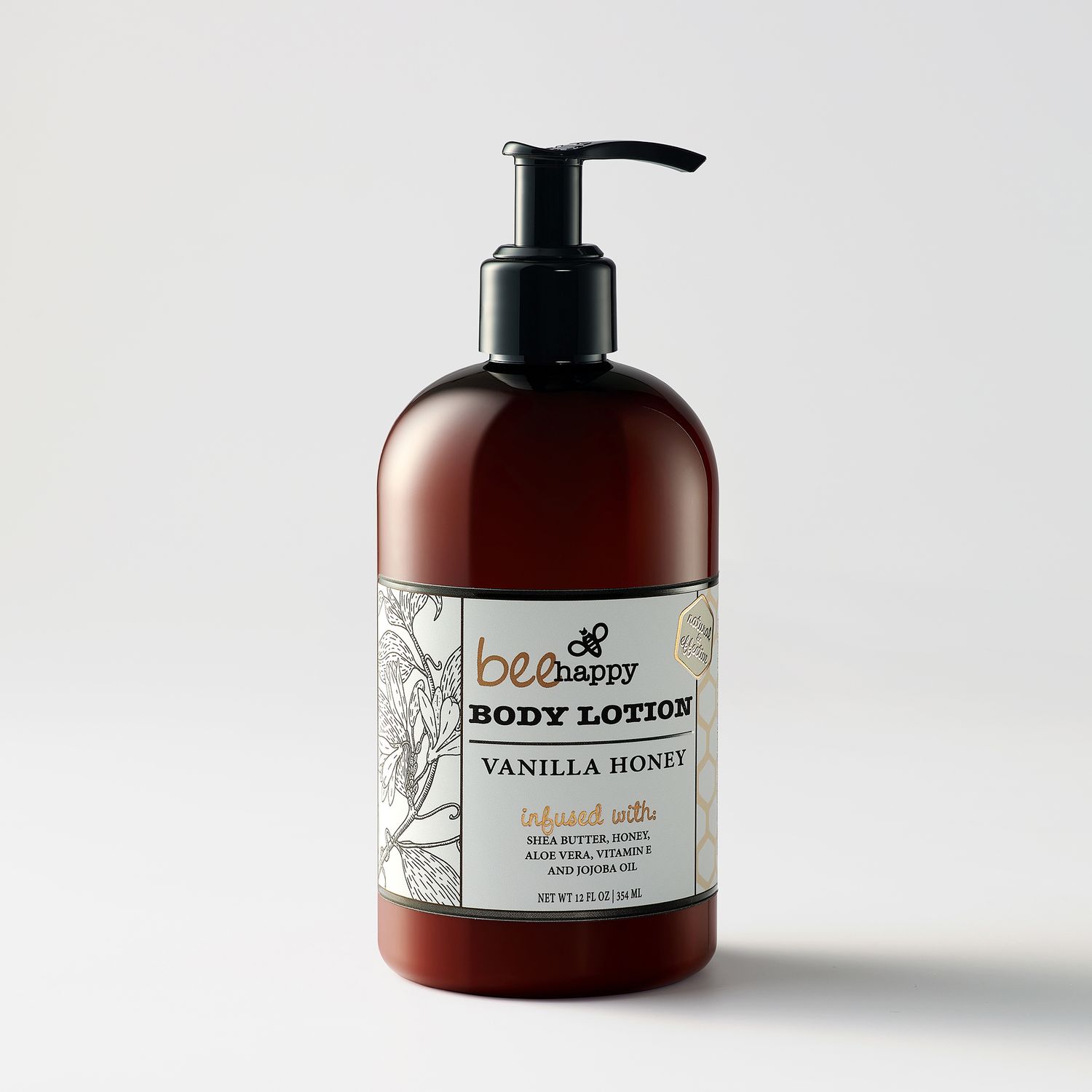 Bee Happy Body Lotion &quot;Vanilla Honey&quot; (12 oz)