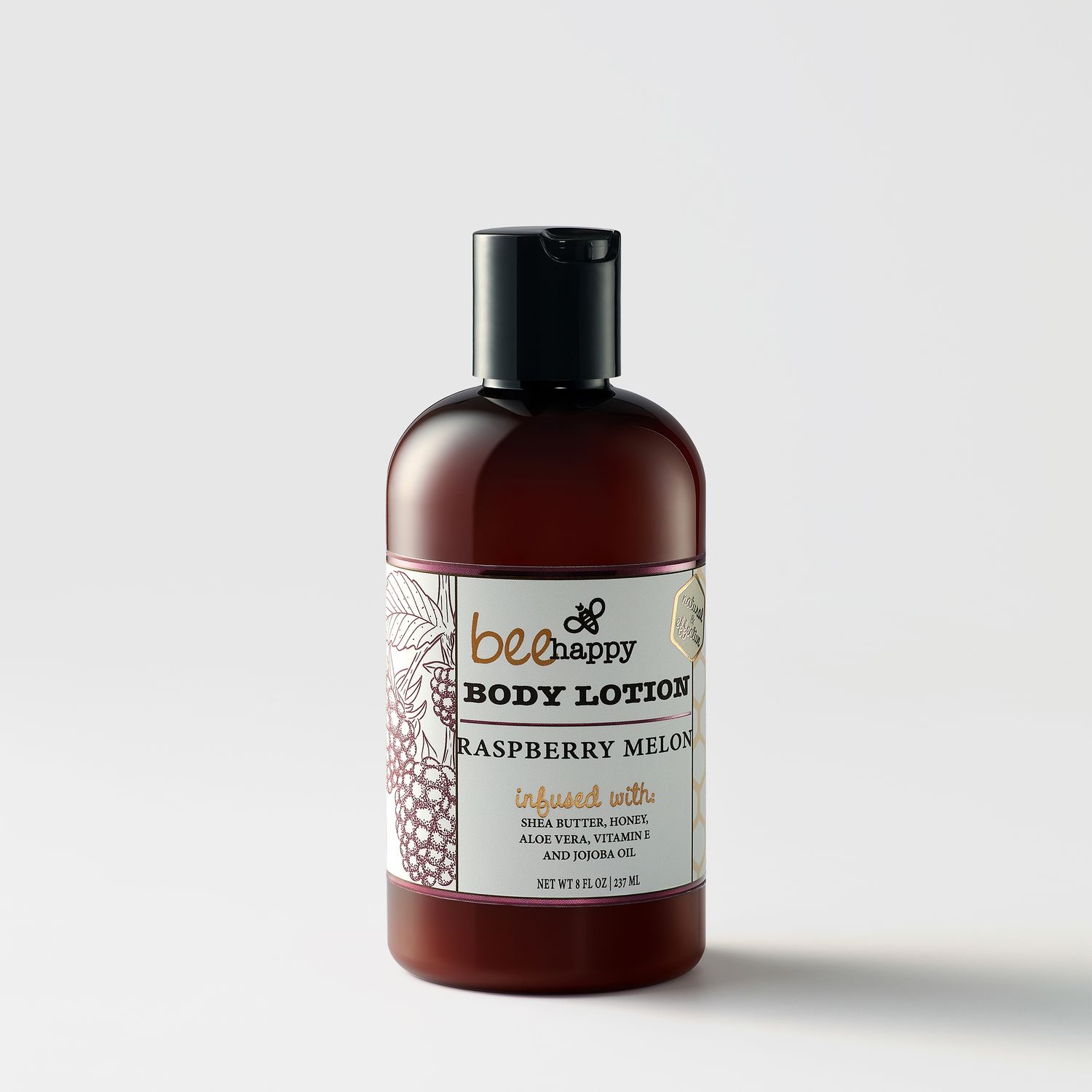 Bee Happy Body Lotion "Raspberry Melon" (8 oz) Bee Happy Body Lotion "Raspberry Melon" (8 oz)