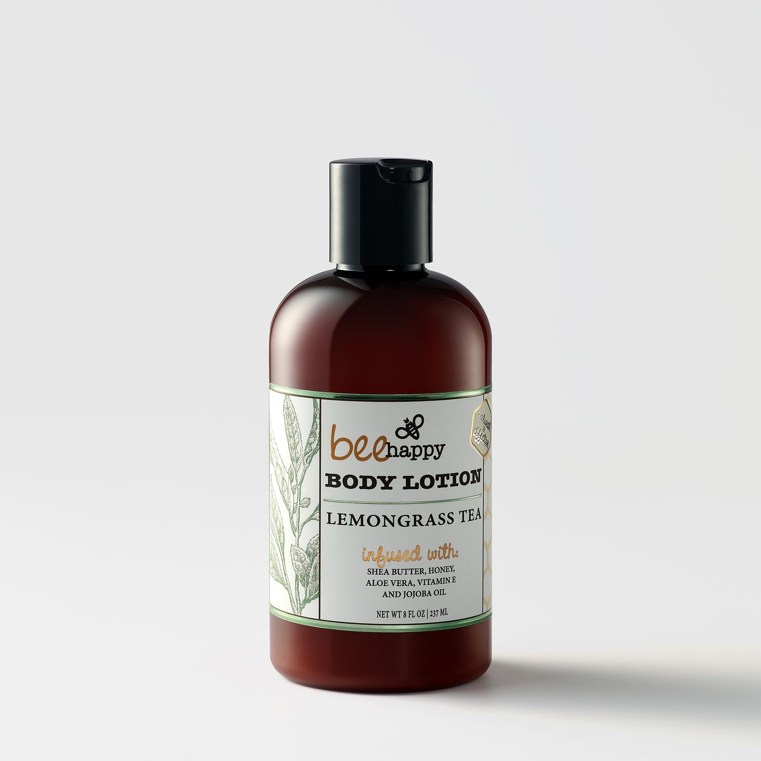 BeeHappy Body Lotion &quot;Lemongrass Tea&quot; (8 oz)