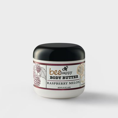 Bee Happy Body Butter "Raspberry Melon" (5 oz) Bee Happy Body Butter "Raspberry Melon" (5 oz)