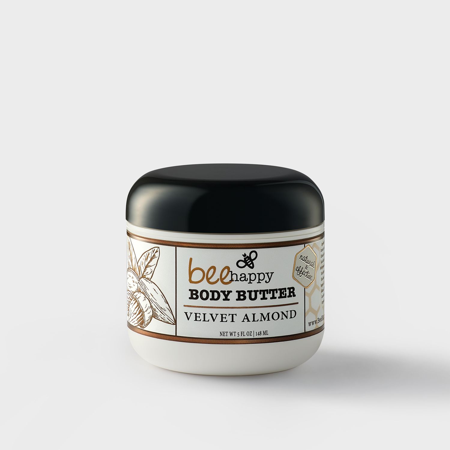 Bee Happy Body Butter &quot;Velvet Almond&quot; (5 oz)