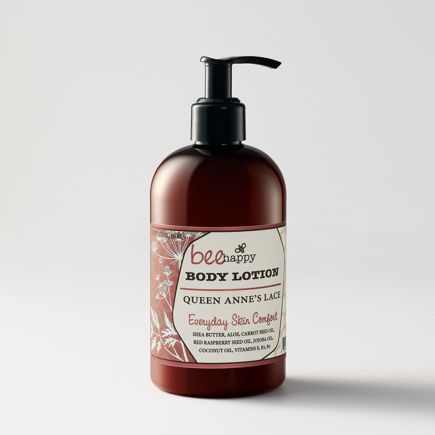 Bee Happy Body Lotion &quot;Queen Anne&#39;s Lace&quot; (12 oz)