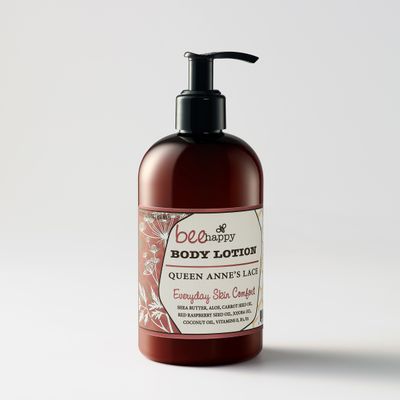 Bee Happy Body Lotion &quot;Queen Anne&#39;s Lace&quot; (12 oz)