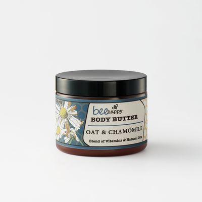Bee Happy Body Butter Oat&Chamomile (6 oz) Bee Happy Body Butter Oat&Chamomile (6 oz)