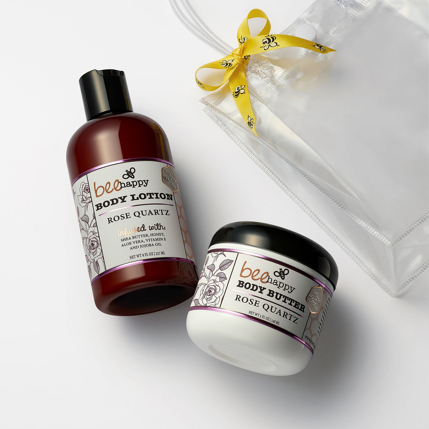 Bee Happy Gift Package "Rose Quartz" Bee Happy Gift Package "Rose Quartz"