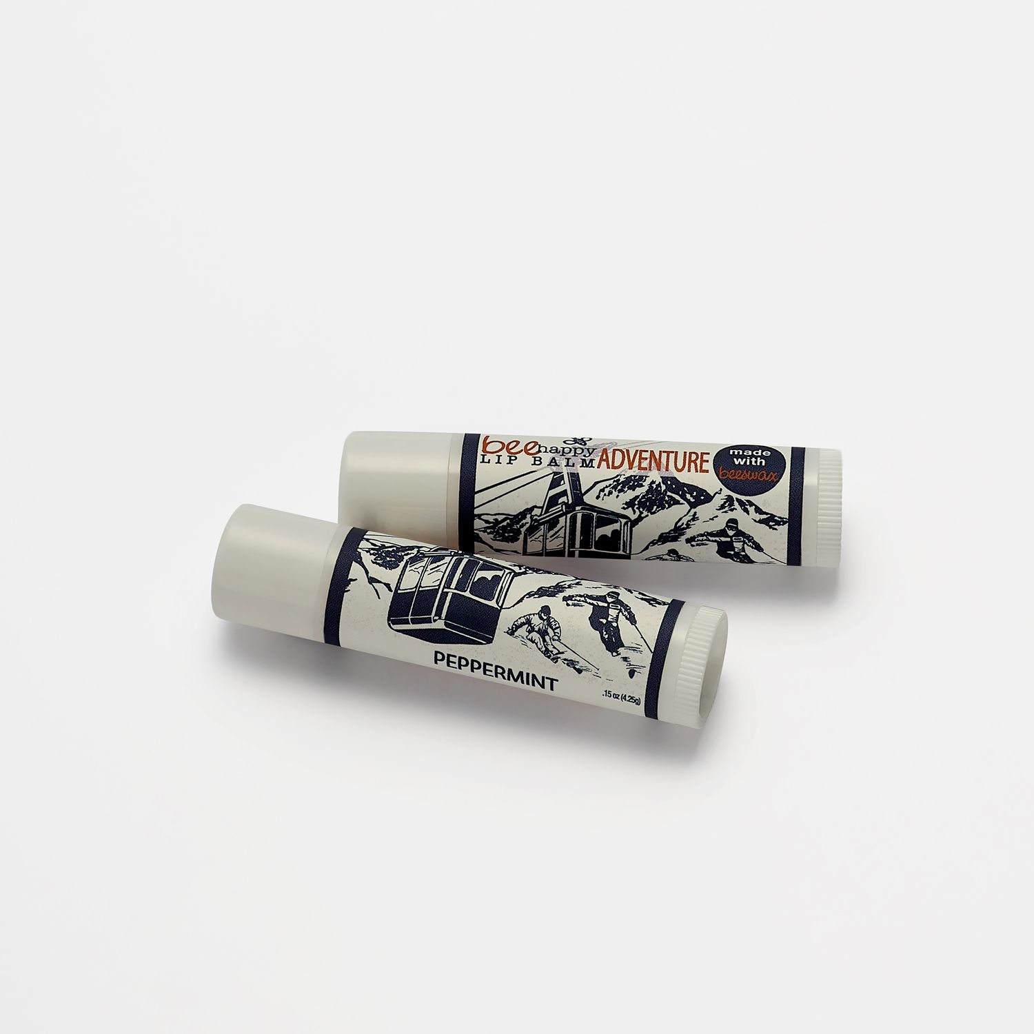 Bee Happy Smooth Lip Balm &quot;Ski&quot; Peppermint