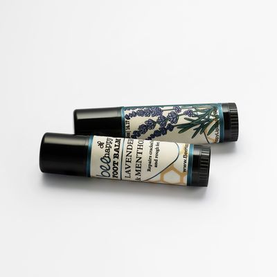 Bee Happy Nature: Mint Vanilla Lavender Foot Balm (0.5 oz)