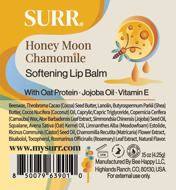 Softening Lip Balm Honey Moon with Calendula, Oat Protein