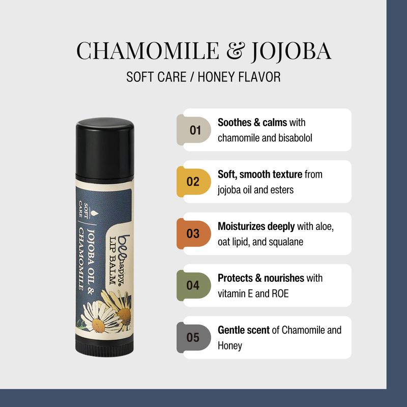 Sensitive Skin Formula Lip Balm "Soft Care" with oat &amp; Chamomile