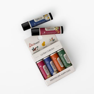 4 Natural Bee happy Lip Balm for smooth and healthy lips