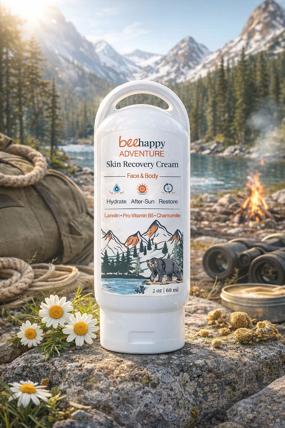 COMING April: Bee Happy Adventure Skin Recovery Cream 2 oz Face &amp; Body