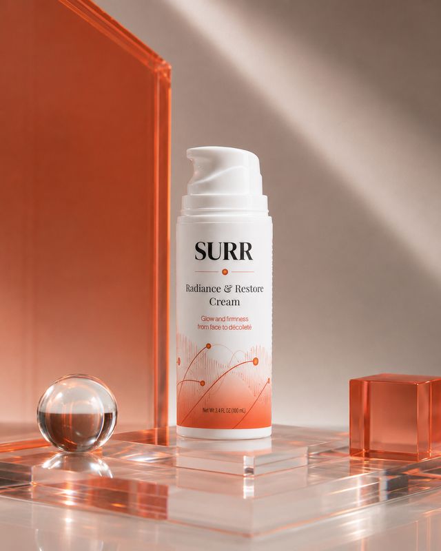 SURR Radiance &amp; Restore Cream, Firmness and glow, from face to décolleté. 100ml
