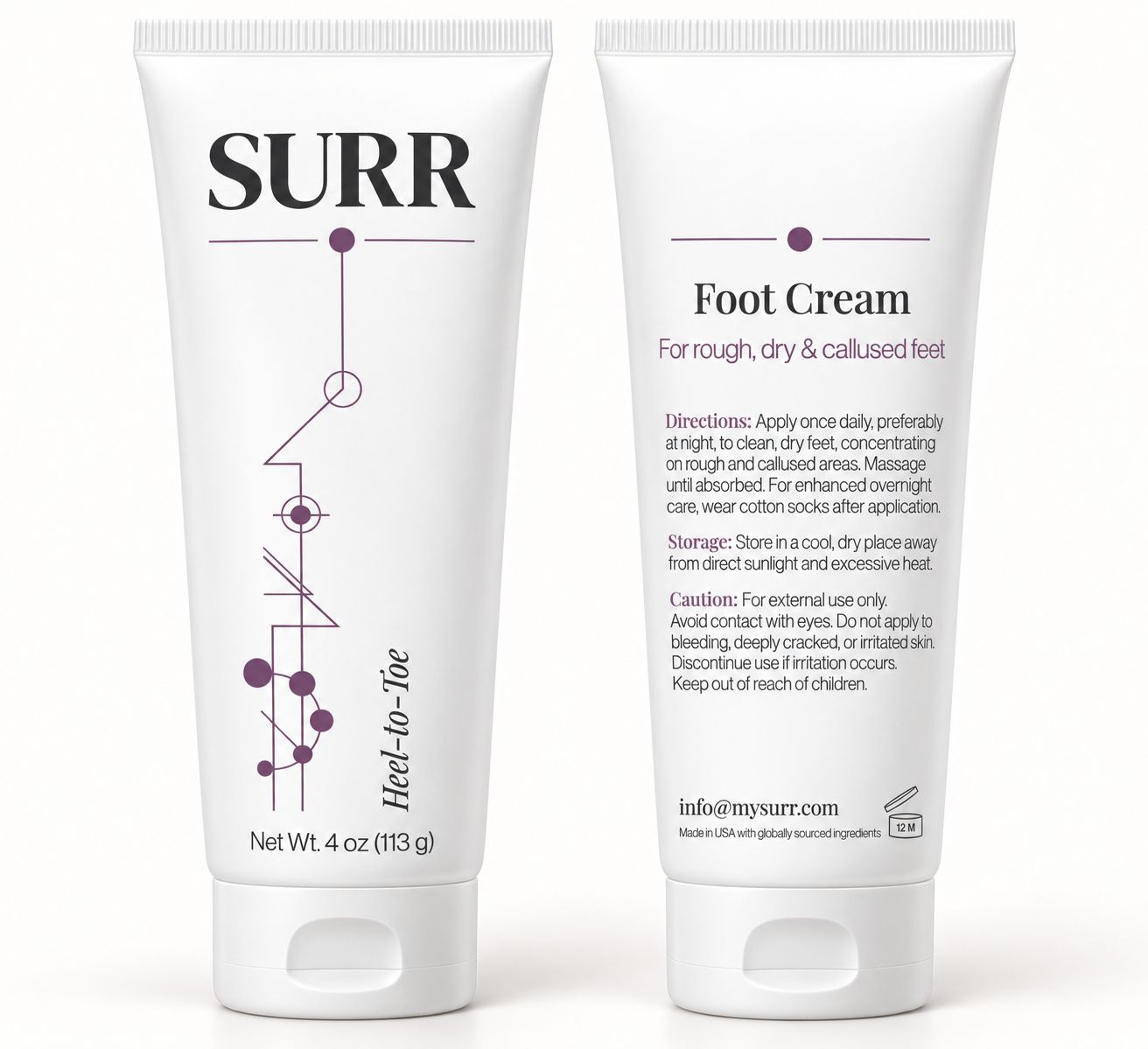 Foot cream. coming october