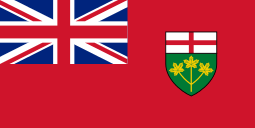 Ontario Flag 3' x 6' Outdoor - standard