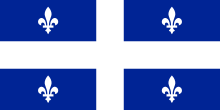 Quebec Flag 3' x 6' Outdoor - standard