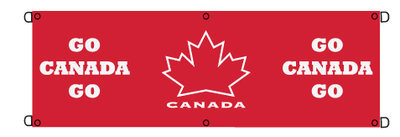Go Canada Go Banner 2' x 6'
