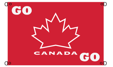Go Canada Go Banner 3' x 5'