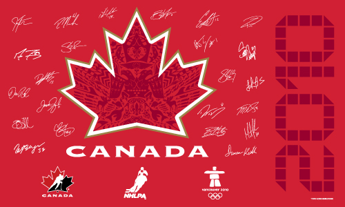 3' x 5' Limited Edition 2010 Team Canada Flag