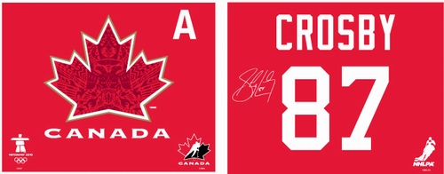 Sidney Crosby 2010 Car Flag