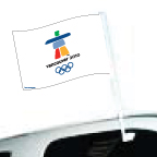 Vancouver 2010 Full Colour Logo Car Flag
