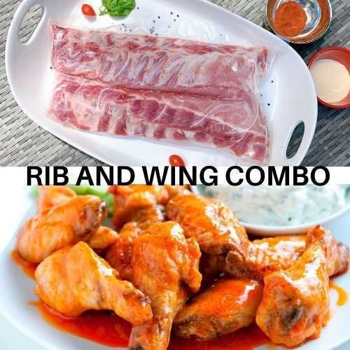 Back Rib and Marinated Chicken Wing Combo