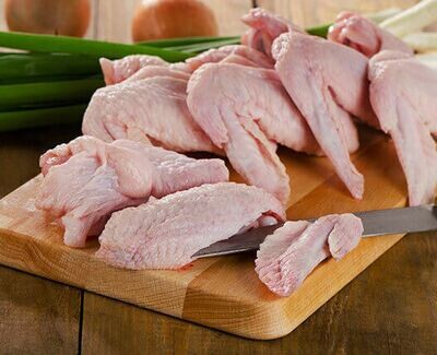 Split Chicken Wings - Large Size (8-10 per lb)