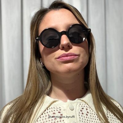 Lentes ROUND negros