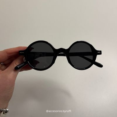 Lentes ROUND negros