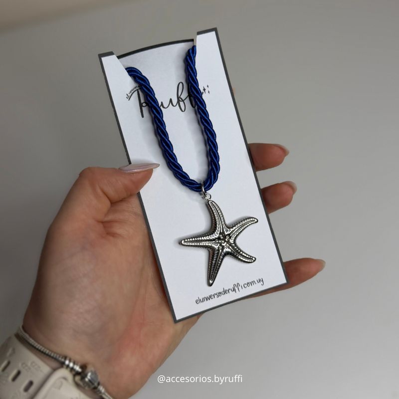 Collar ESTRELLA azul