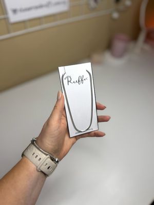 Collar LISO plateado